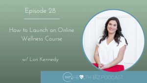 How to Launch an Online Wellness Course