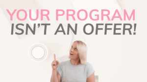 Program vs. Offer
