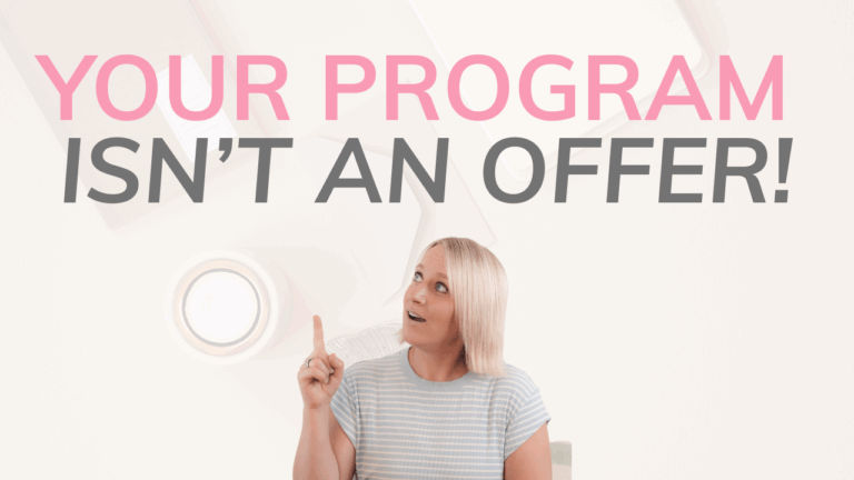Program vs. Offer