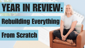 Rebuilding everything from scratch