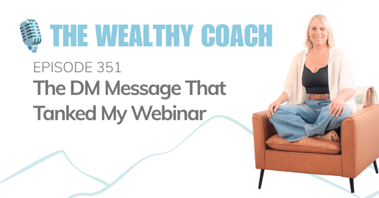 The DM Message That Tanked My Webinar